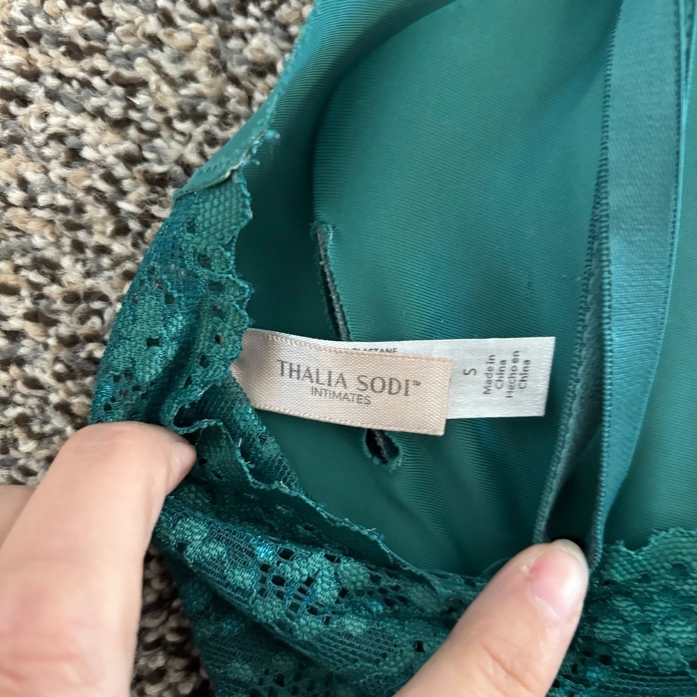 Thalia Sodi * Teal Comfort Bra Women’s Size Small - Picture 2 of 7